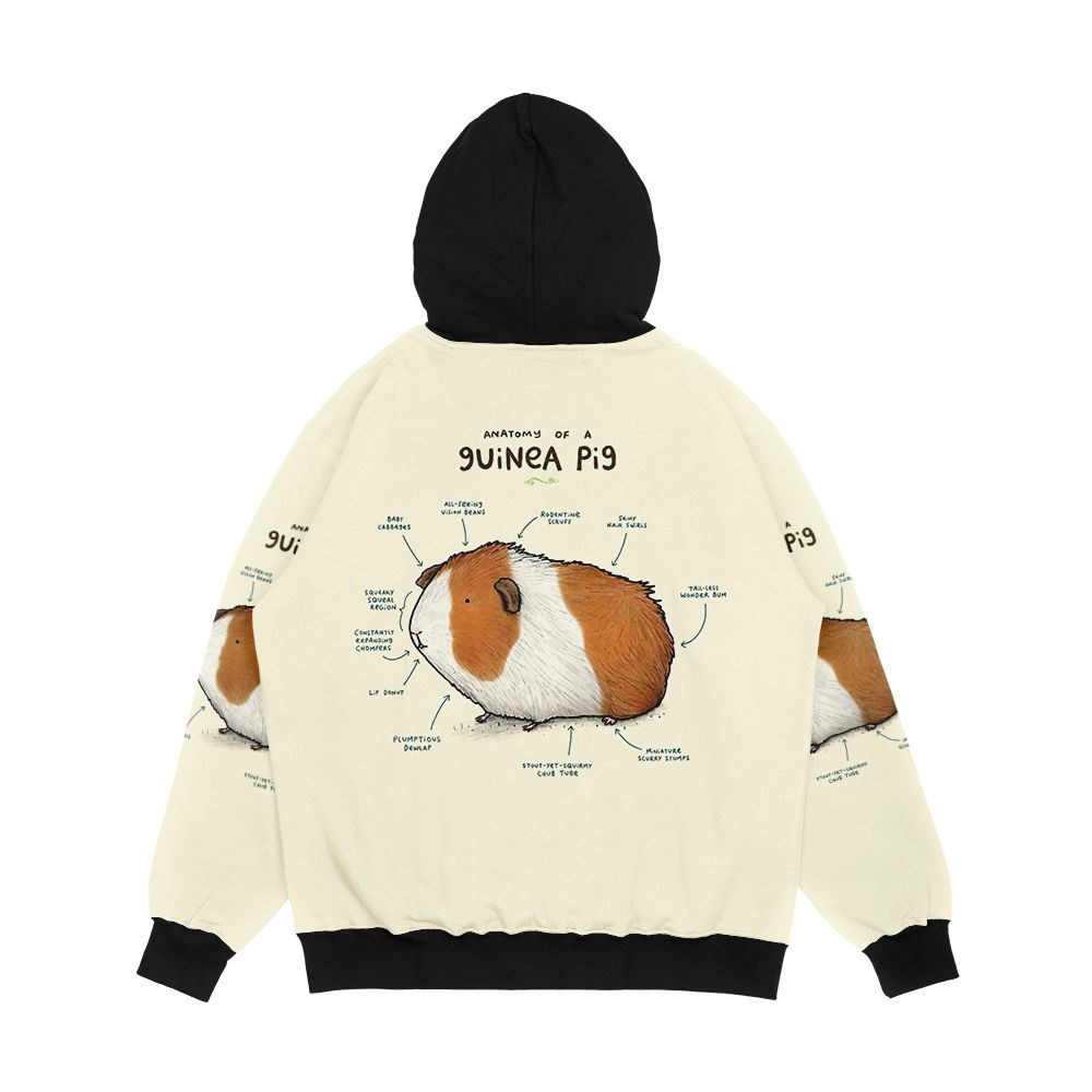 Anatomy Of A Guinea Pig Men's All-Over-Print Hoodie - Image 2