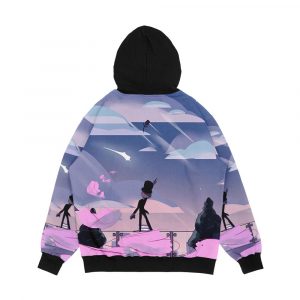 Alternative view of And She's Gone Men's All-Over-Print Hoodie