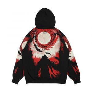 Alternative view of And So The Nightly Hunt Begins Men's All-Over-Print Hoodie