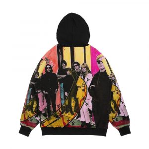 Alternative view of Andy Warhol And The Velvet Underground Men's All-Over-Print Hoodie
