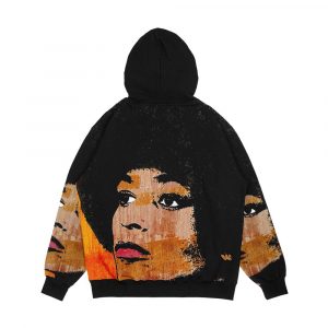 Alternative view of Angela Davis Color Men's All-Over-Print Hoodie