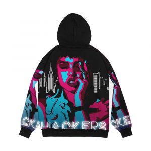 Alternative view of Angelina Jolie Hackers Men's All-Over-Print Hoodie