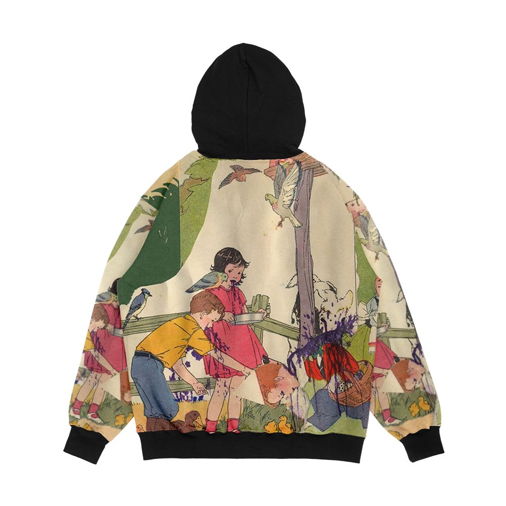 Animal Collective Feels Men's All-Over-Print Hoodie - Image 2