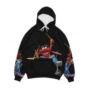 Animal Drummer The Muppets Show Men's All-Over-Print Hoodie