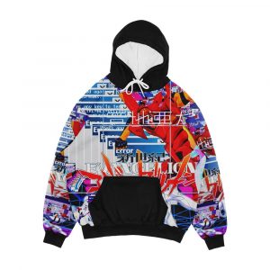 Anime Vaporwave Overload Men's All-Over-Print Hoodie