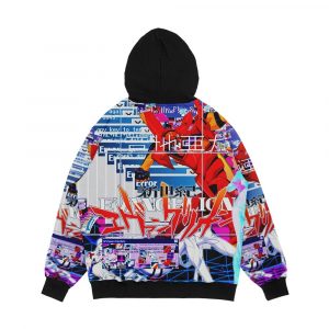 Alternative view of Anime Vaporwave Overload Men's All-Over-Print Hoodie