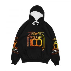 Anniversary 100Th Moto Guzzi Men's All-Over-Print Hoodie