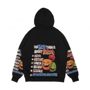 Alternative view of Annoying Orange Best Things About School Men's All-Over-Print Hoodie