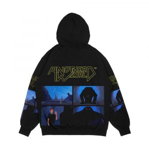 Alternative view of Another World 01 Men's All-Over-Print Hoodie