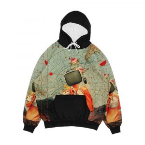 Antarctic Broadcast Men's All-Over-Print Hoodie