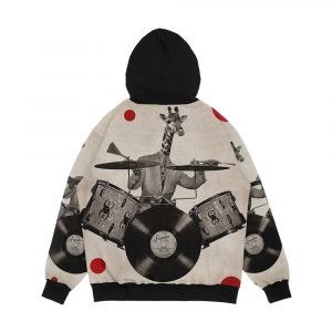 Alternative view of Anthropomorphic N 24 Men's All-Over-Print Hoodie