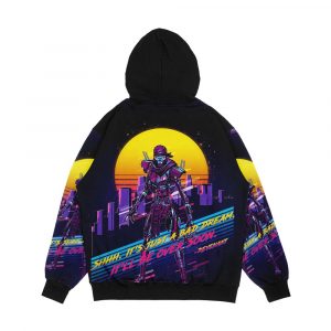 Alternative view of Apex Legends Revenant 80S Retro Men's All-Over-Print Hoodie