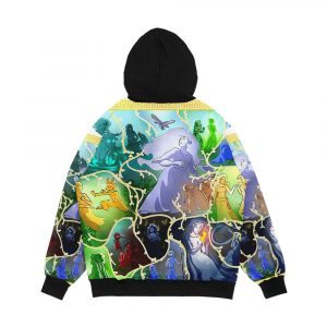 Alternative view of Arachne's Tapestry Men's All-Over-Print Hoodie