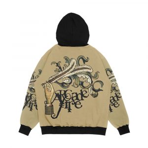 Alternative view of Arcade Fire Funeral Men's All-Over-Print Hoodie