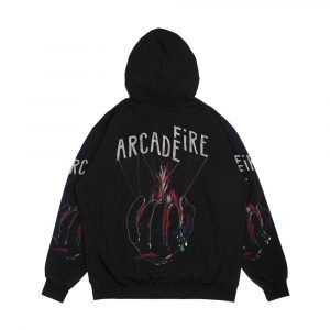 Alternative view of Arcade Fire Hand Men's All-Over-Print Hoodie