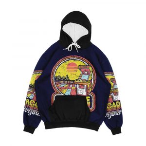 Arcade Wizard Men's All-Over-Print Hoodie