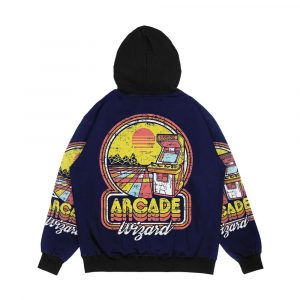 Alternative view of Arcade Wizard Men's All-Over-Print Hoodie