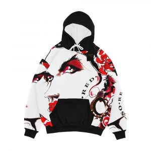 Arcadia So Red The Rose Men's All-Over-Print Hoodie
