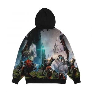 Alternative view of Ark Survival Evolve Dino Fight Men's All-Over-Print Hoodie