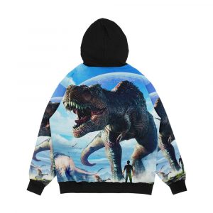 Alternative view of Ark Survival Evolved T Rex Sky Men's All-Over-Print Hoodie