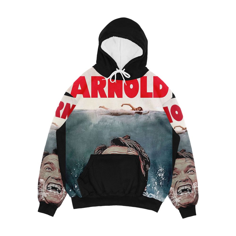 Arnold Shark Men's All-Over-Print Hoodie