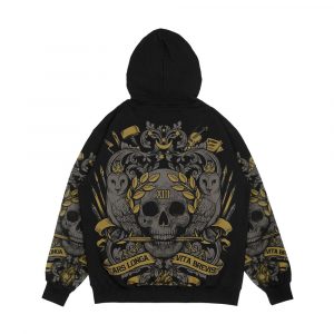 Alternative view of Ars Longa Vita Brevis Men's All-Over-Print Hoodie