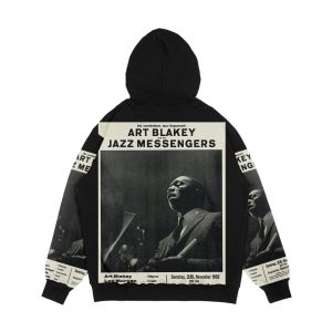 Alternative view of Art Blakey And The Jazz Messengers Men's All-Over-Print Hoodie
