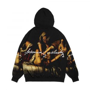 Alternative view of Artemisia Gentileschi Men's All-Over-Print Hoodie