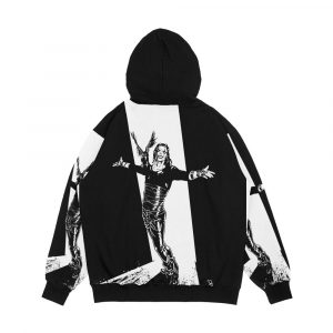 Alternative view of Artofpt The Crow Men's All-Over-Print Hoodie