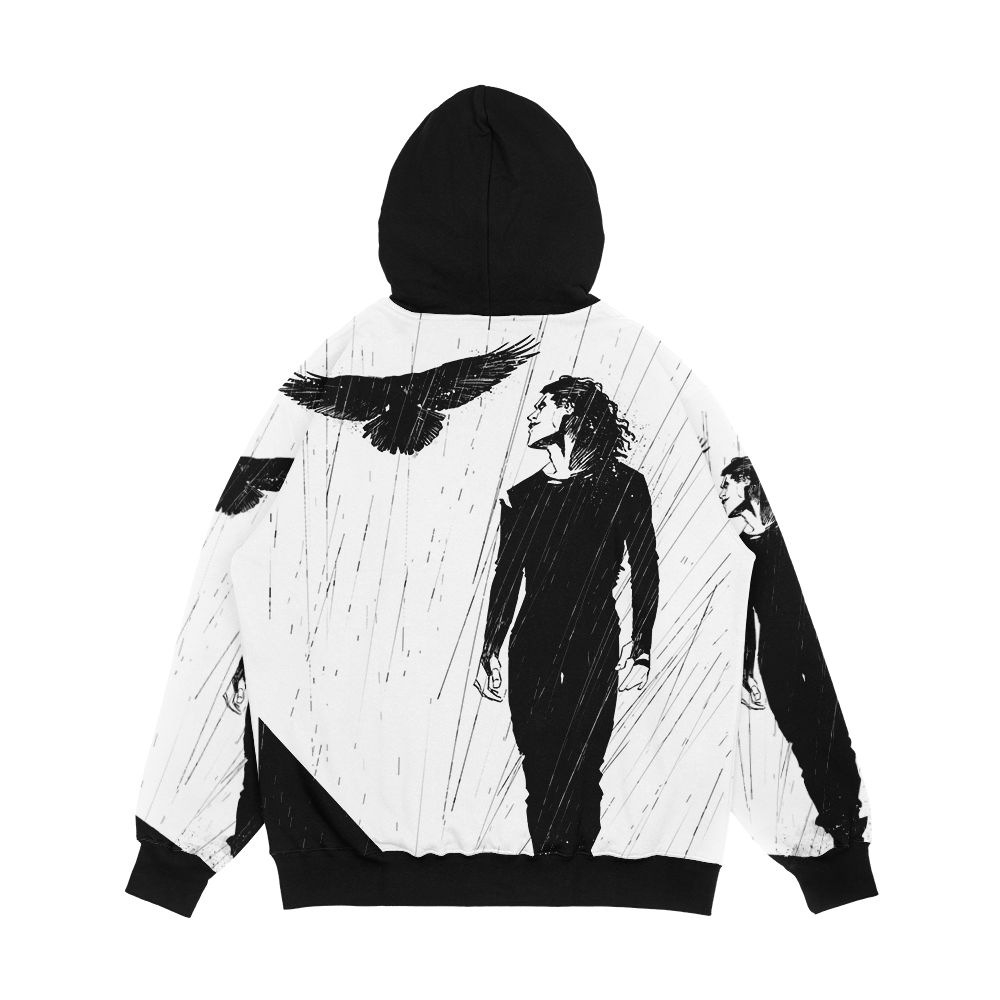 Artofpt The Raven Men's All-Over-Print Hoodie - Image 2