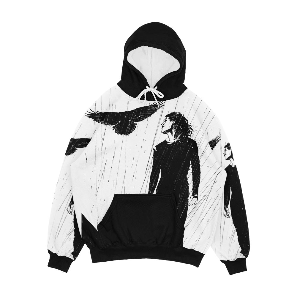 Artofpt The Raven Men's All-Over-Print Hoodie