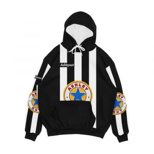 Ashleyout Newcastle Kit Yellowcircle Men's All-Over-Print Hoodie