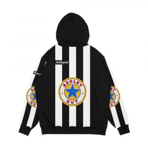 Alternative view of Ashleyout Newcastle Kit Yellowcircle Men's All-Over-Print Hoodie