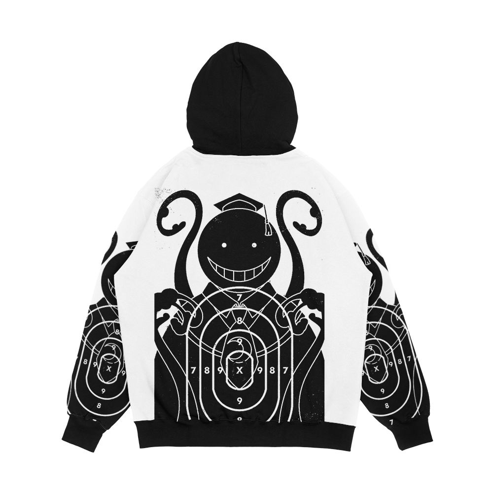 Assassination Classroom Koro Sensei Target Men's All-Over-Print Hoodie - Image 2