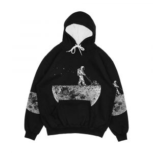 Astronaut Mowing The Moon Men's All-Over-Print Hoodie