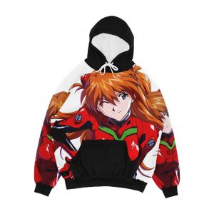 Asuka Neon Genesis Evangelion Poster Case More Men's All-Over-Print Hoodie