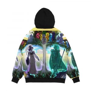 Alternative view of Athena's Tapestry Men's All-Over-Print Hoodie