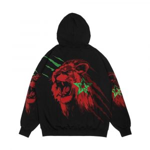 Alternative view of Atlas Lions World Cup Qatar 2022 Men's All-Over-Print Hoodie