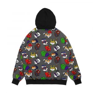 Alternative view of Atsume Assemble Men's All-Over-Print Hoodie