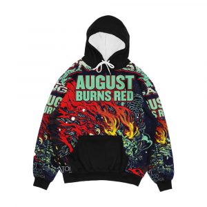 August Tour Light Burns Torch Red 2020 Berantakin Men's All-Over-Print Hoodie
