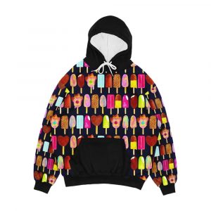 Aussie Ice Creams Navy Men's All-Over-Print Hoodie