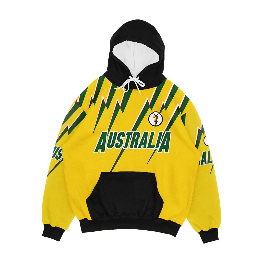 Australia World Series Cricket Mid 90S Style Retro Replica Kit Men's All-Over-Print Hoodie