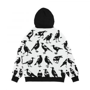 Alternative view of Australian Magpies Tee Shirts Other Apparel And Homewares Men's All-Over-Print Hoodie