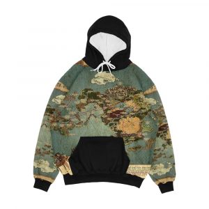 Avatar The Last Airbender Map Men's All-Over-Print Hoodie