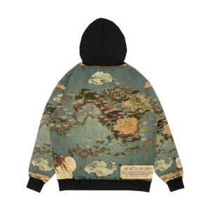 Alternative view of Avatar The Last Airbender Map Men's All-Over-Print Hoodie