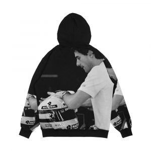 Alternative view of Ayrton Senna Men's All-Over-Print Hoodie