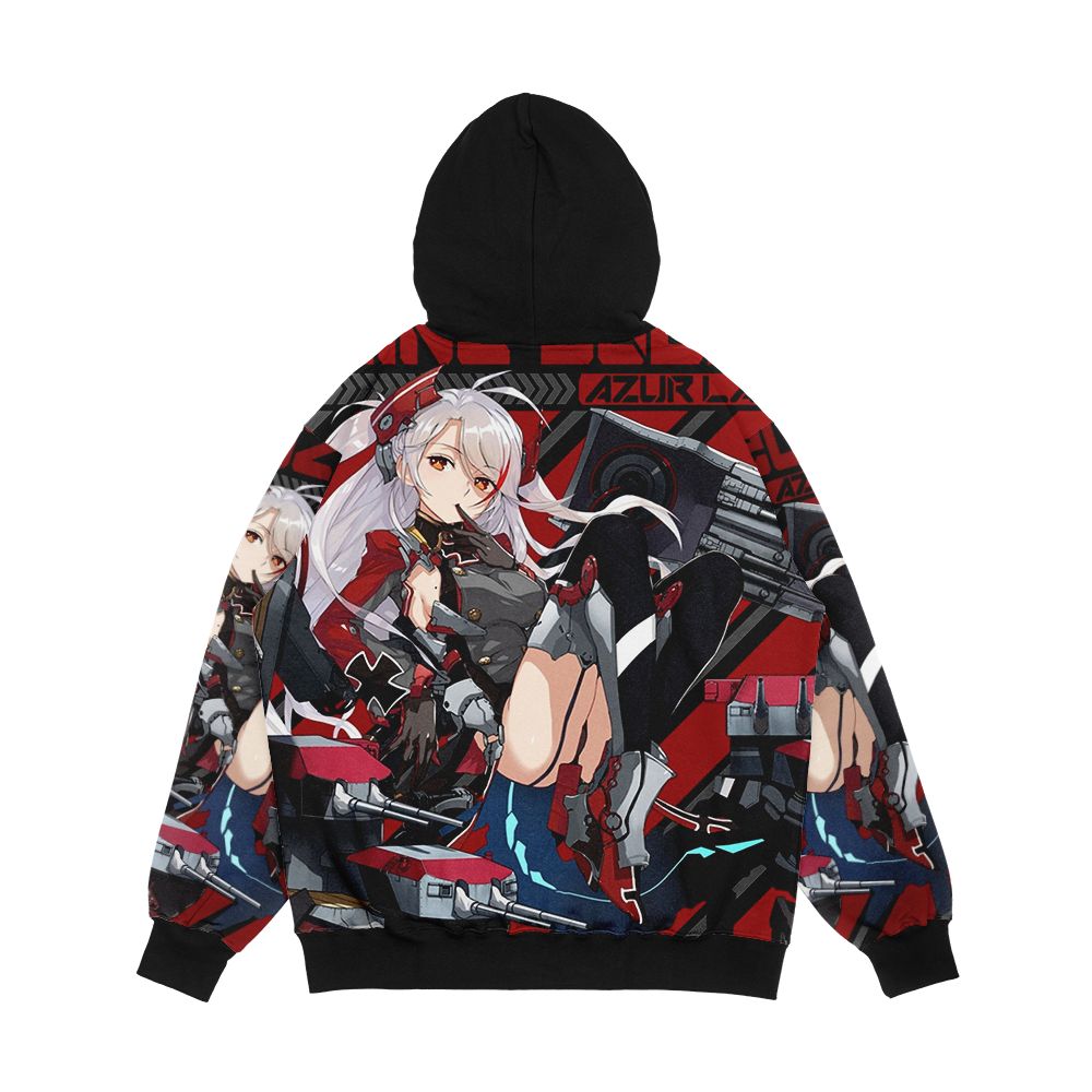 Azur Lane Prinz Eugen Men's All-Over-Print Hoodie - Image 2