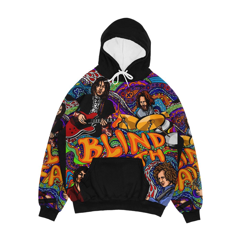 B F Men's All-Over-Print Hoodie