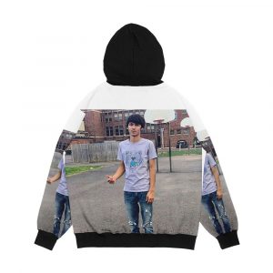 Alternative view of Babytron Men's All-Over-Print Hoodie