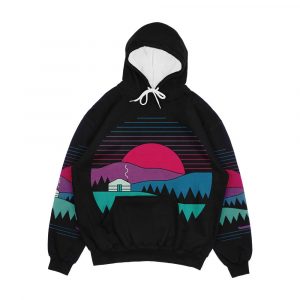 Back To Basics Men's All-Over-Print Hoodie
